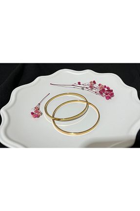 دستبند استیل (فولاد) طلائی زنانه استیل ضد زنگ stainless steel - کد 866797506
