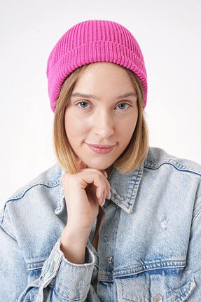 کلاه پشمی صورتی زنانه CHUBA - کد 866845716