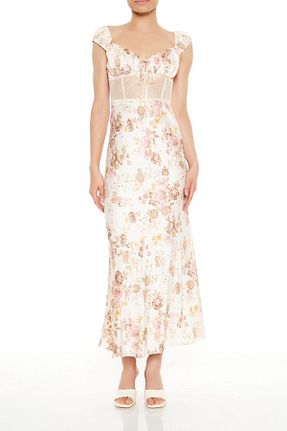 لباس بژ زنانه بافتنی Forever 21 - کد 866840084