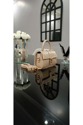 کیف دستی قهوه ای زنانه ابعاد کوچک NahitaTyana - کد 866883036