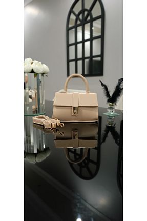 کیف دستی قهوه ای زنانه ابعاد کوچک NahitaTyana - کد 866883036