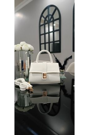 کیف دستی سفید زنانه ابعاد کوچک NahitaTyana - کد 866883120