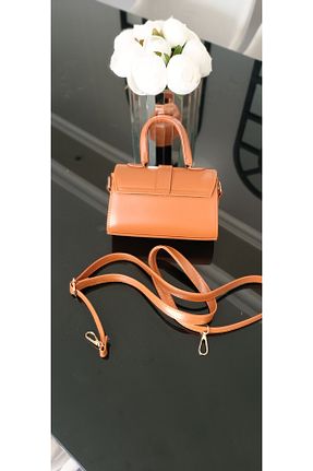 کیف دستی قهوه ای زنانه ابعاد کوچک NahitaTyana - کد 866884087
