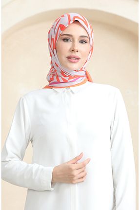 روسری طوسی 100 x 100 sefamerve - کد 866905209