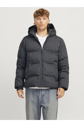 کاپشن طوسی مردانه رگولار Jack & Jones - کد 866915973