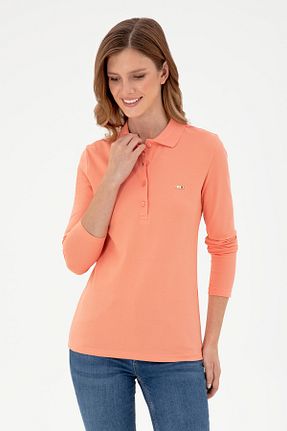 سوئیشرت صورتی زنانه ساده U.S. Polo Assn. - کد 865197467