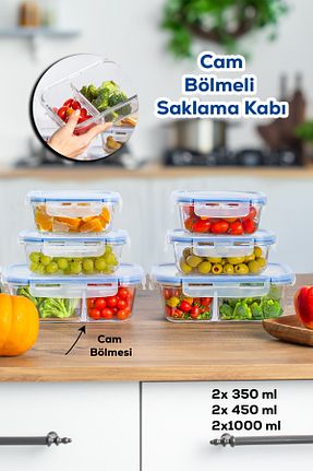 ظرف نگهداری طوسی شیشه Porsima - کد 840326052