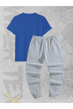 ست بالاتنه و پائین تنه طوسی زنانه بافت WEARTEX - کد 866980131
