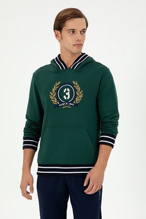 سوئیشرت سبز مردانه ساده U.S. Polo Assn. - کد 866978976