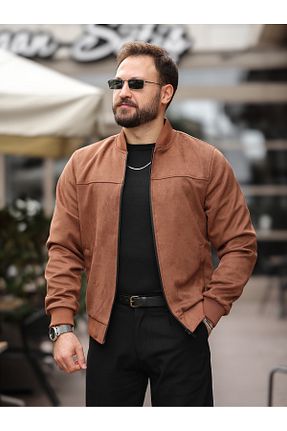 کت قهوه ای مردانه اسلیم فیت BASEL.CO - کد 866996615