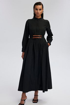 لباس حجاب مشکی زنانه نیمه فیت Touche Prive - کد 867007358