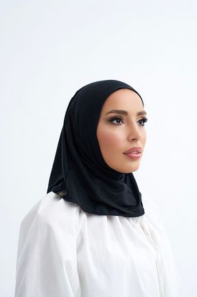شال مشکی زنانه پنبه ای 19V69 ITALIA - کد 867008812