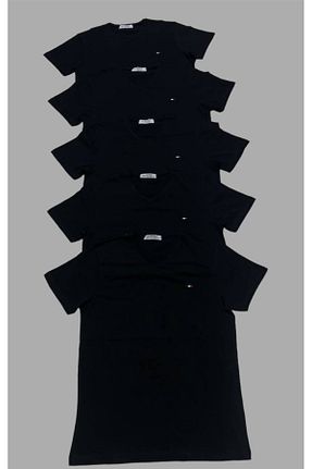 تیشرت مشکی مردانه اسلیم فیت Est Estola - کد 867000991
