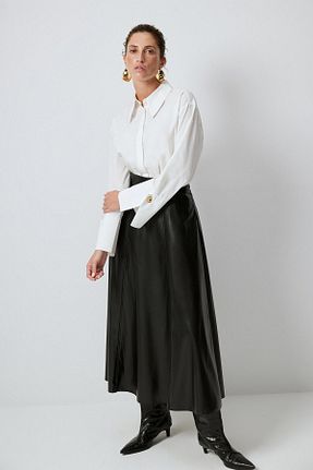 دامن حجاب مشکی زنانه نیمه فیت Touche Prive - کد 867007132