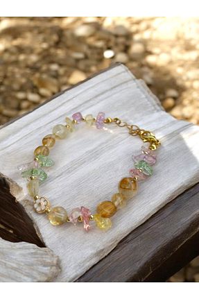دستبند جواهر رنگی زنانه سنگ طبیعی Sunshe Atelier - کد 867002226
