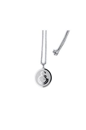 گردنبند استیل ( فولاد ) طوسی مردانه استیل ضد زنگ Galatasaray - کد 867219762