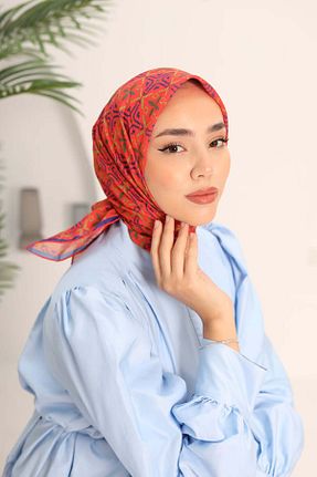 روسری طوسی پنبه ای SİLKHOMEE - کد 867716948