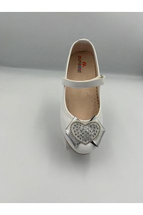 بابت سفید بچه گانه چرم مصنوعی kismet kundura - کد 867060787