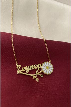 گردنبند نقره زرد زنانه 925 عیار vogutima jewelery&silver by timuçin mavili - کد 688336738