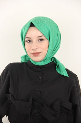 روسری آبی پنبه ای Berussa - کد 867057480