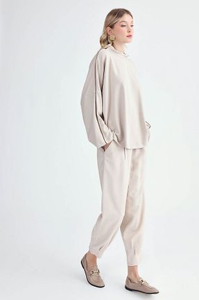 بلوز طوسی زنانه ساده Vitrin - کد 867075006