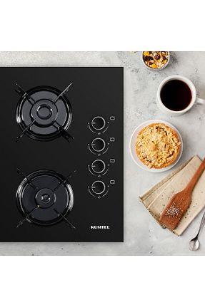 اجاق مشکی شیشه KUMTEL - کد 867539590