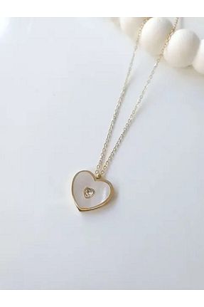 گردنبند استیل ( فولاد ) طلائی زنانه استیل (فولاد) Çelik - کد 867098305