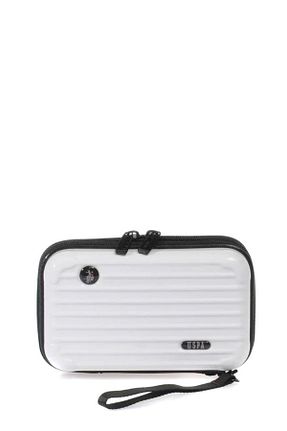 کیف پورتفوی و کلاچ طوسی زنانه پارچه ای U.S. Polo Assn. - کد 4213925