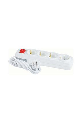 کابل افزودنی پریز گروهی سفید 4 Tntech - کد 867071246