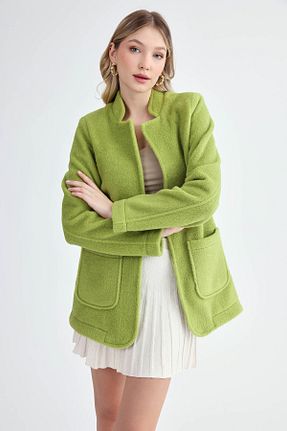 کت سبز زنانه رگولار Vitrin - کد 867075776