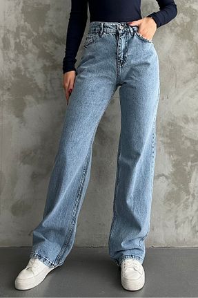 شلوار قهوه ای زنانه پنبه ای macharel jeans - کد 867066946