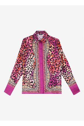 پیراهن صورتی زنانه رگولار Just Cavalli - کد 867076294