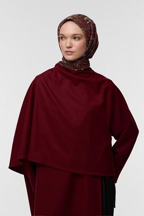 روسری زرشکی پنبه ای Qef - کد 867083040