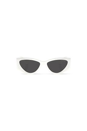 عینک آفتابی سفید زنانه Cat Eye Miu Miu - کد 867099447