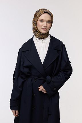 روسری زرد پنبه ای Qef - کد 867082932