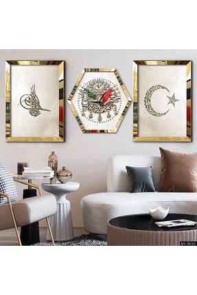 تابلو طلائی MDF first art of gallery - کد 867079570