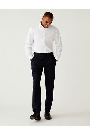 پیراهن سفید مردانه رگولار Marks & Spencer - کد 650476297