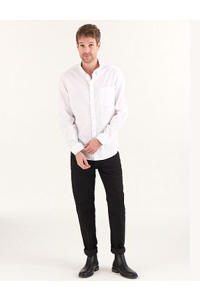 پیراهن سفید مردانه اسلیم Marks & Spencer - کد 754355822
