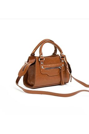 کیف دوشی قهوه ای زنانه چرم مصنوعی senora merve bags - کد 867352742