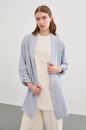 کت طوسی زنانه رگولار Zühre - کد 822360490