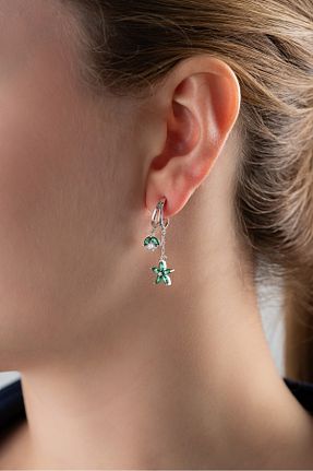 گوشواره نقره زنانه 925 عیار Silvano Jewelry - کد 867109210