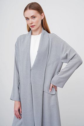 ترنچکت طوسی زنانه پلی استر Zühre - کد 858925677