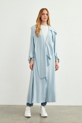 کلاه و ابایا فیروزه ای زنانه بافتنی Zühre - کد 849081415