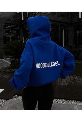 سوئیشرت آبی زنانه ساده KOZİA OUTDOORS - کد 867106982