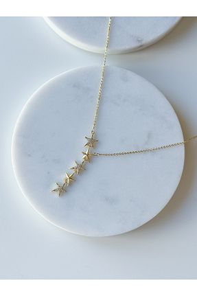 گردنبند استیل ( فولاد ) طلائی استیل (فولاد) CHARMLUCKY - کد 867118442