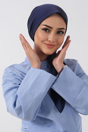 روسری سرمه ای پنبه ای HAREM SCARF - کد 867122606