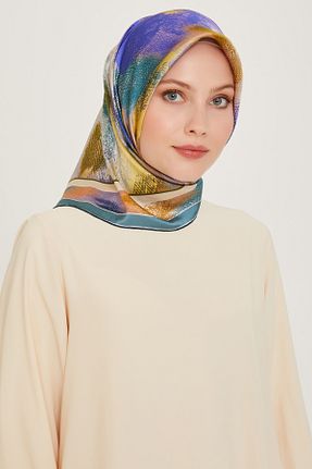 روسری آبی 90 x 90 Armine - کد 867554525