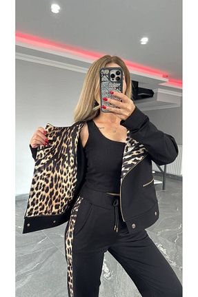 ست بالاتنه و پائین تنه مشکی زنانه بافتنی bonibon butikk - کد 867126168