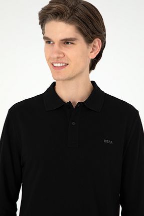 سوئیشرت مشکی مردانه ساده U.S. Polo Assn. - کد 859394104