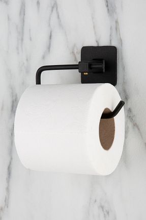 پایه دستمال توالت مشکی فلزی Aktel Banyo - کد 867143397